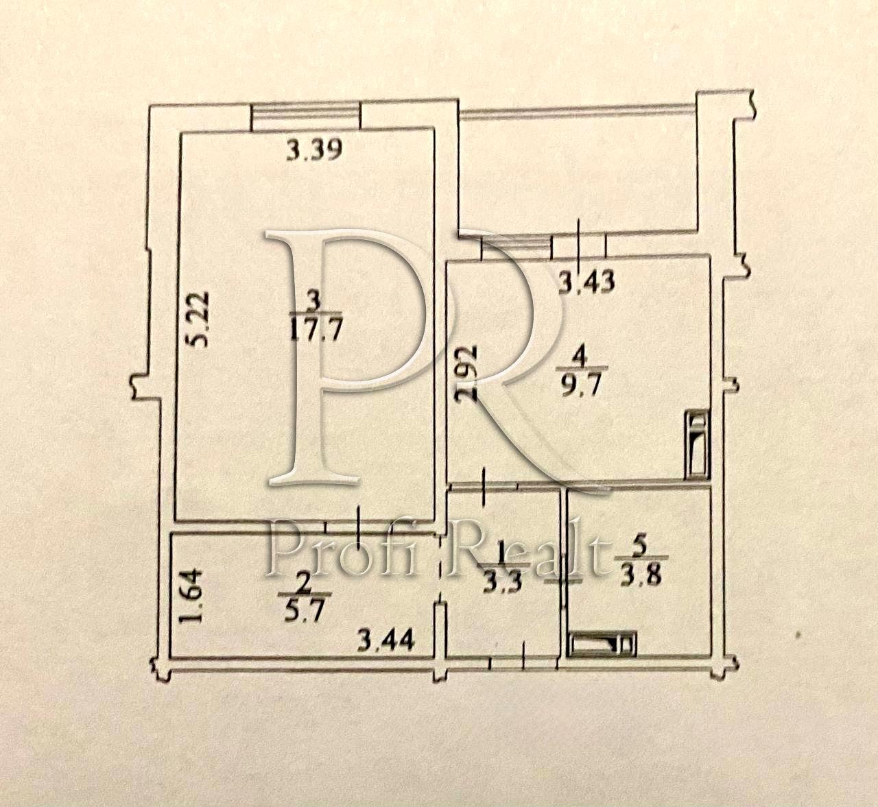 1-комнатная квартира по адресу Балтийский пер. (площадь 44 м²) - Atlanta.ua - фото 10