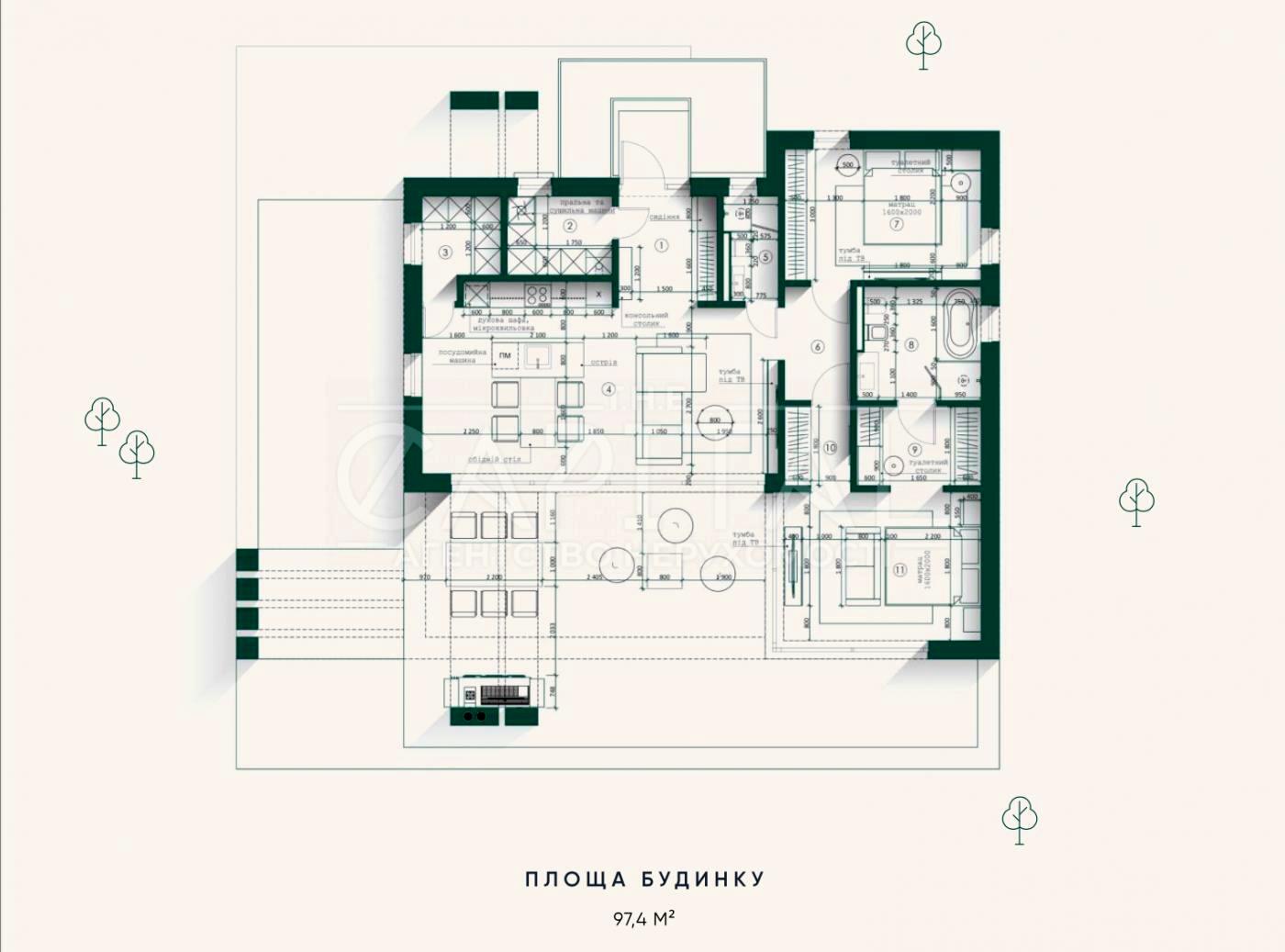 House by the address (area 97,4 m²) - Atlanta.ua - photo 4