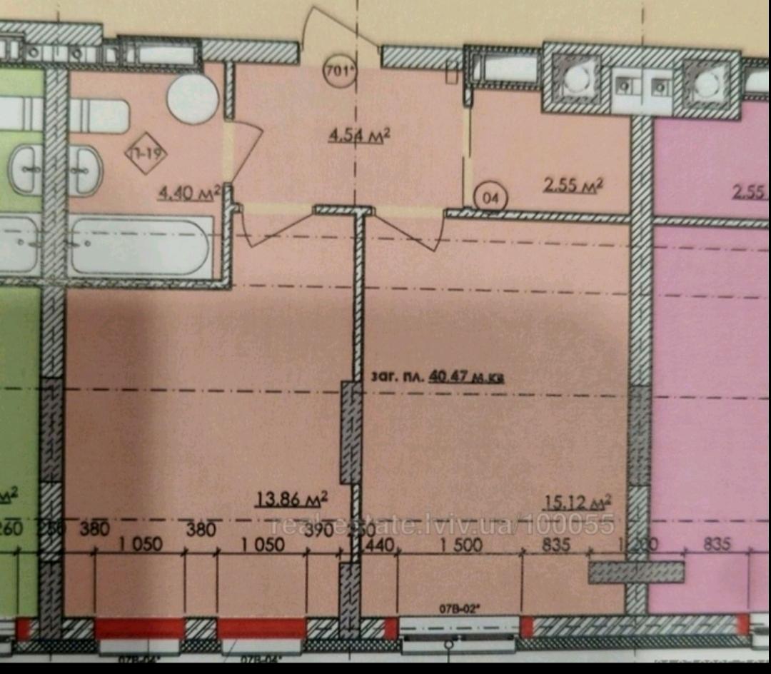 1-кімнатна квартира за адресою вул. Жасминова (площа 40,5 м²) - Atlanta.ua - фото 10