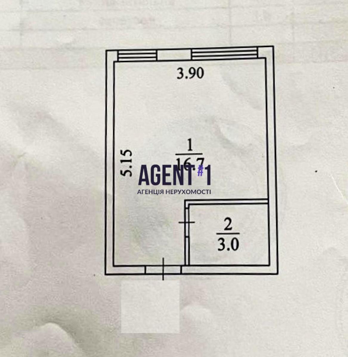 1-кімнатна квартира за адресою (площа 20 м²) - Atlanta.ua - фото 5