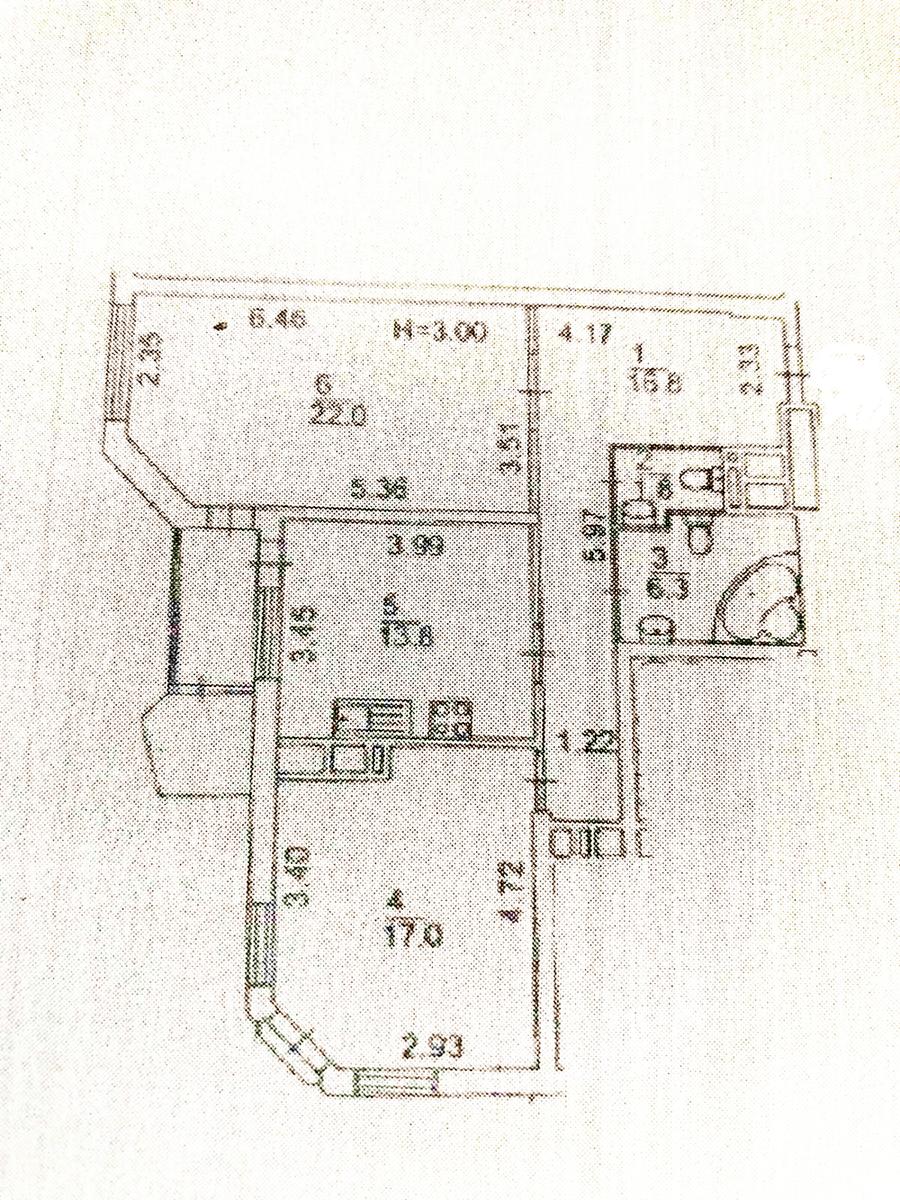 2-кімнатна квартира за адресою вул. Кудряшова (площа 82 м²) - Atlanta.ua - фото 11