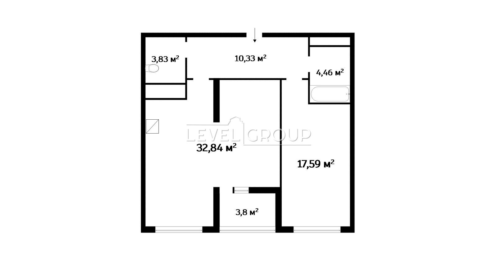 3-кімнатна квартира за адресою вул. Шосе Залізничне (площа 72,9 м²) - Atlanta.ua - фото 9