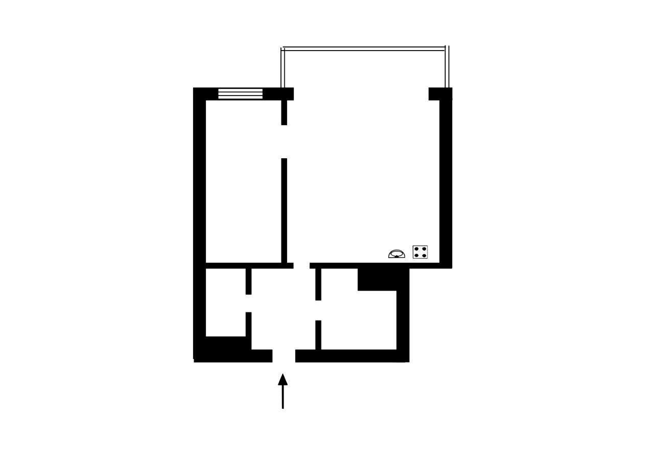 1-комнатная квартира по адресу ул. Бердника Олеся (площадь 33,3 м²) - Atlanta.ua - фото 3