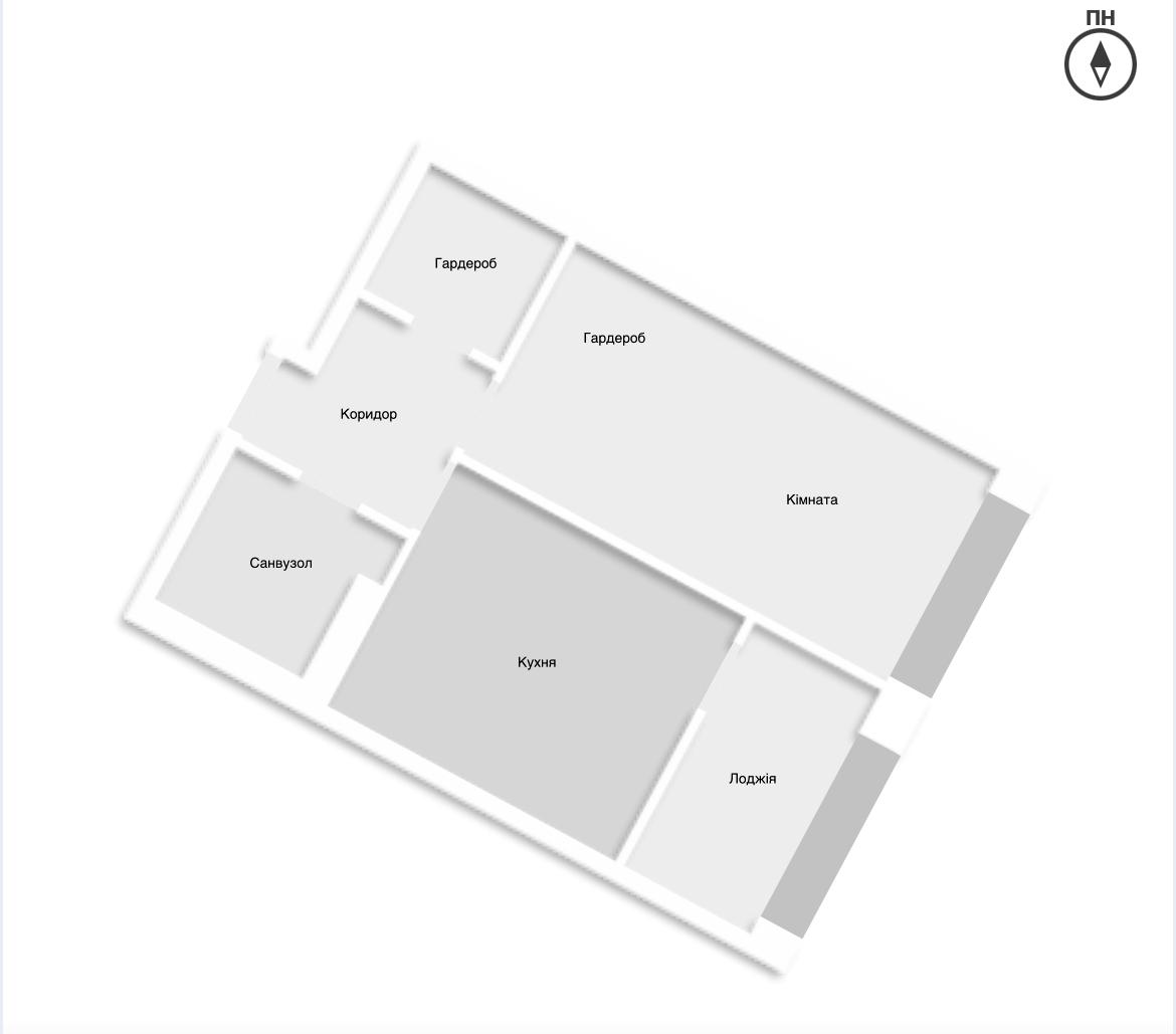 2-кімнатна квартира за адресою вул. Теремківська (площа 48,5 м²) - Atlanta.ua - фото 4