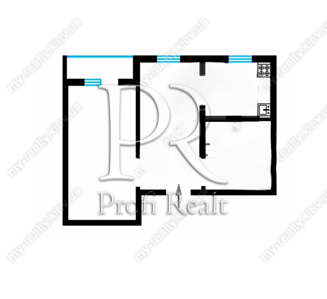 2-кімнатна квартира за адресою просп. Леся Курбаса (площа 45 м²) - Atlanta.ua - фото 3