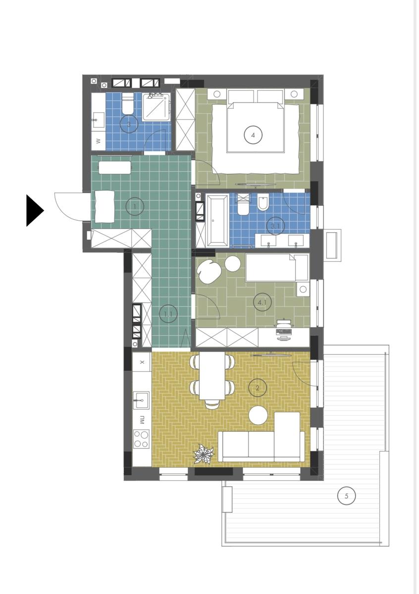 2-кімнатна квартира за адресою Берестейський проспект (площа 73 м²) - Atlanta.ua - фото 20