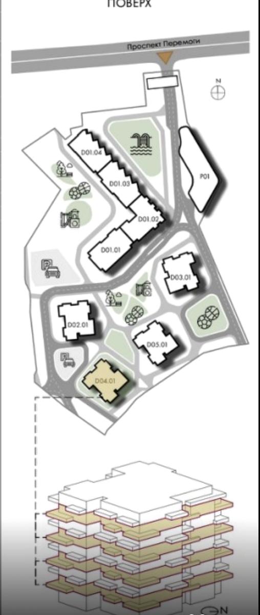 2-кімнатна квартира за адресою Берестейський проспект (площа 73 м²) - Atlanta.ua - фото 21