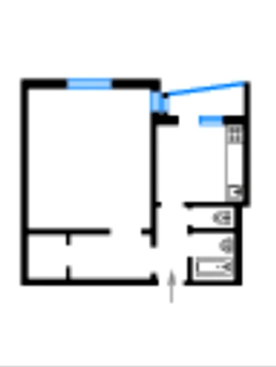 1-комнатная квартира по адресу Оболонский просп. (площадь 35 м²) - Atlanta.ua - фото 2