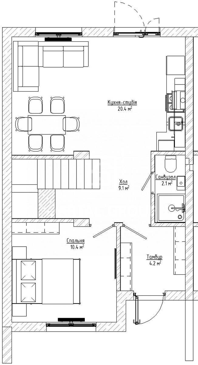 Дом по адресу (площадь 98 м²) - Atlanta.ua - фото 12