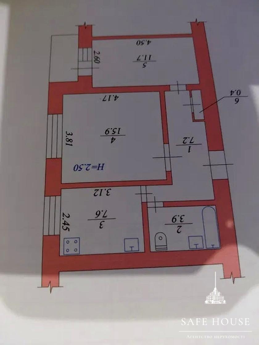 2-кімнатна квартира за адресою вул. Європейська (площа 48 м²) - Atlanta.ua - фото 7