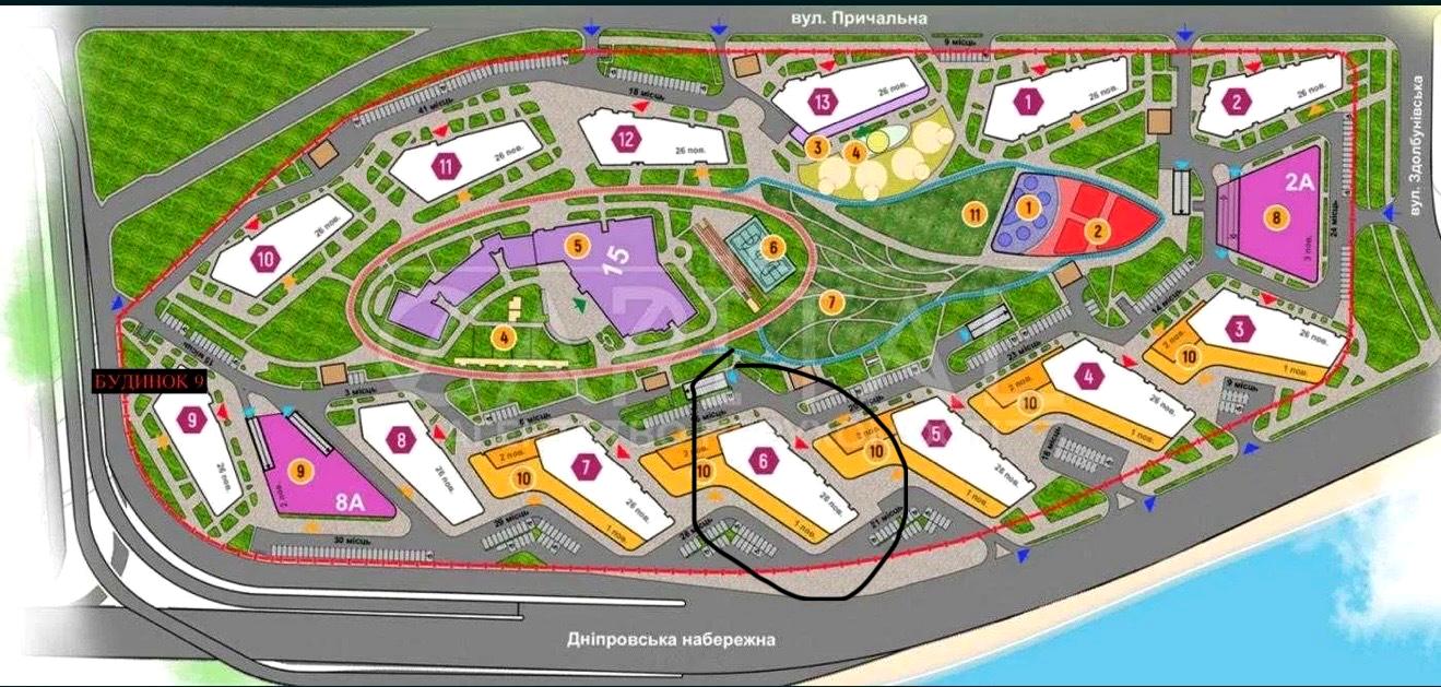 1-кімнатна квартира за адресою наб. Дніпровська (площа 48 м²) - Atlanta.ua - фото 19