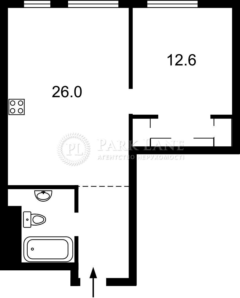 1-кімнатна квартира за адресою вул. Тютюнника (площа 55 м²) - Atlanta.ua - фото 9