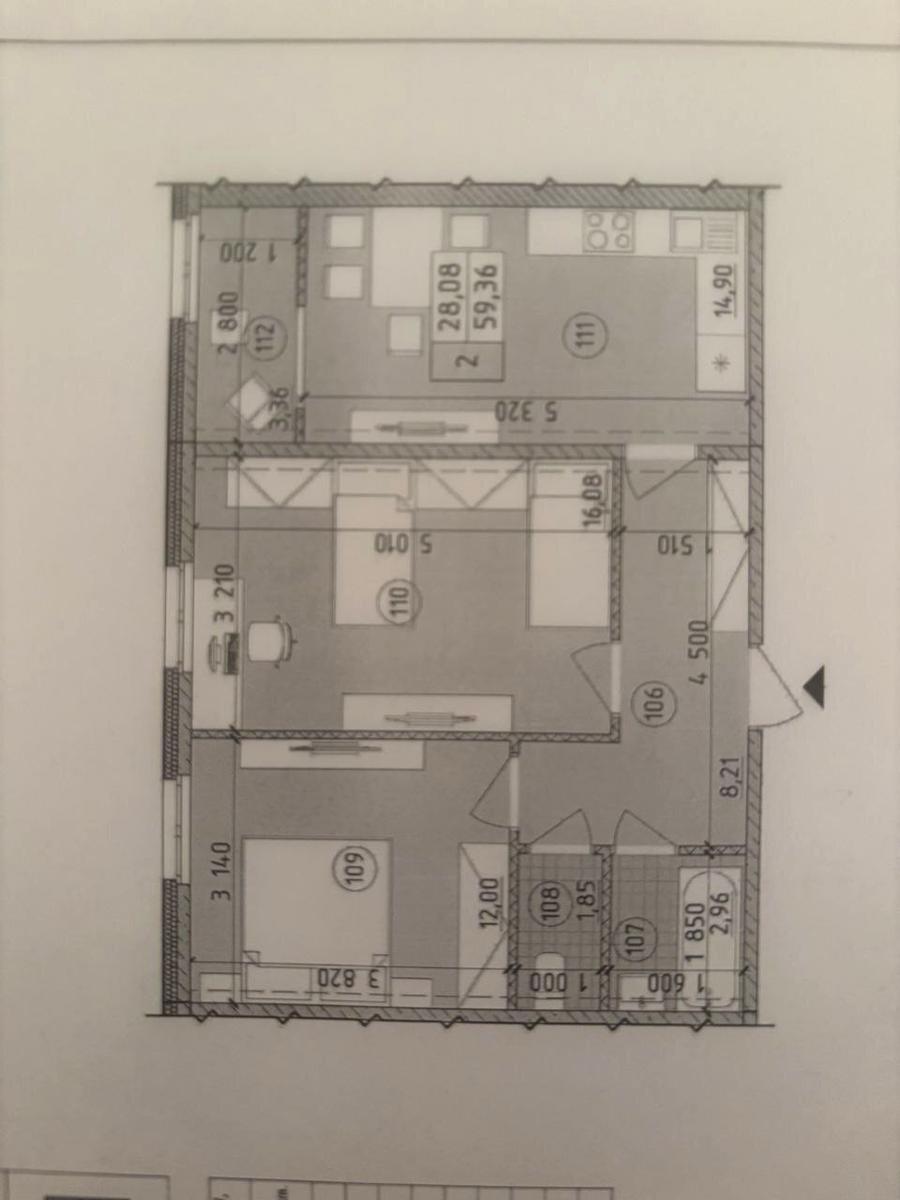 2-кімнатна квартира за адресою вул. Практична (площа 60 м²) - Atlanta.ua - фото 32