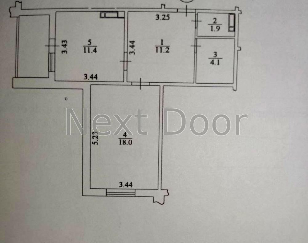 1-комнатная квартира по адресу Балтийский пер. (площадь 49 м²) - Atlanta.ua - фото 11