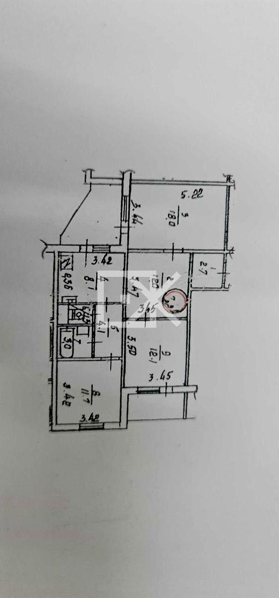 3-кімнатна квартира за адресою Григоренко пр. (площа 79 м²) - Atlanta.ua - фото 22
