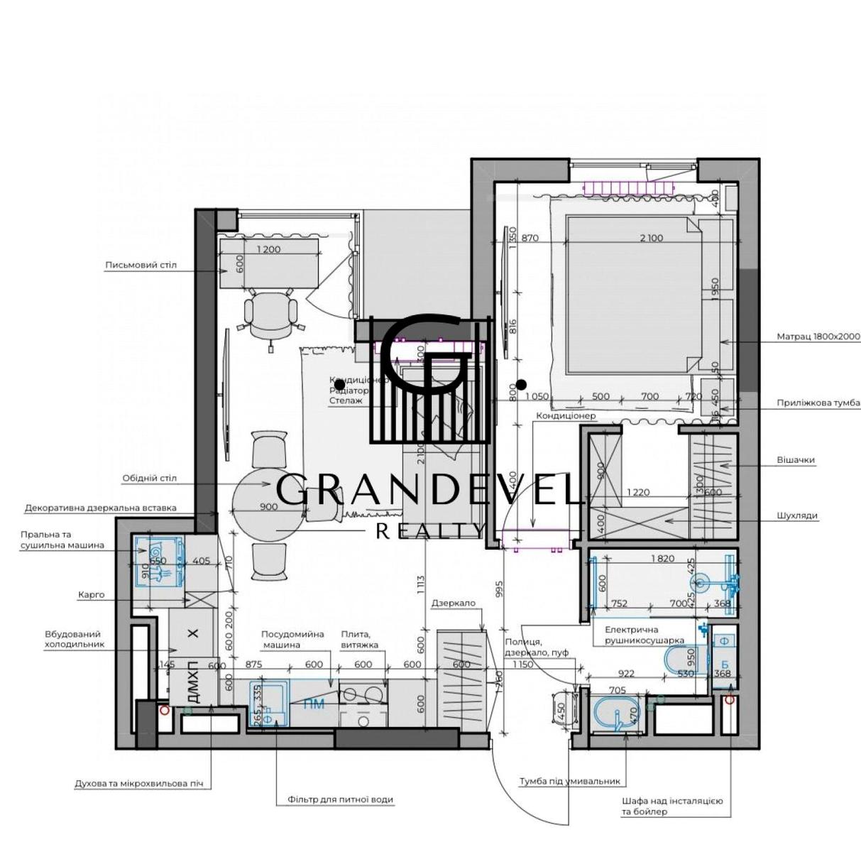 1-кімнатна квартира за адресою вул. Вірменська (площа 40 м²) - Atlanta.ua - фото 2