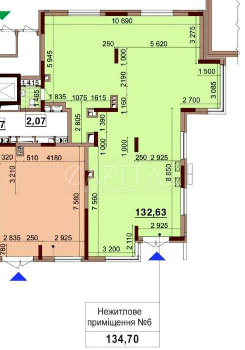 Комерційна нерухомість за адресою вул. Олександра Олеся (площа 135 м²) - Atlanta.ua - фото 7