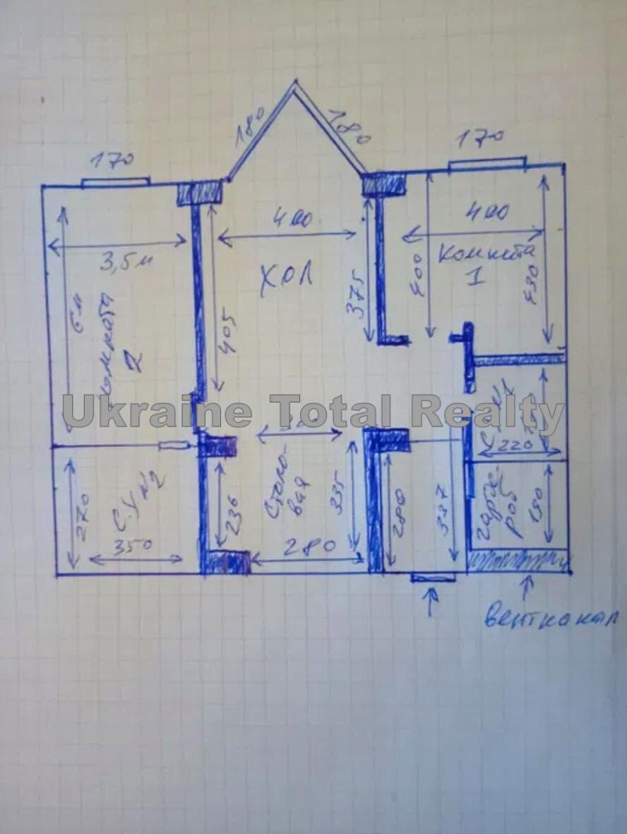 3-кімнатна квартира за адресою вул. Кахи Бендукідзе (площа 100 м²) - Atlanta.ua - фото 14
