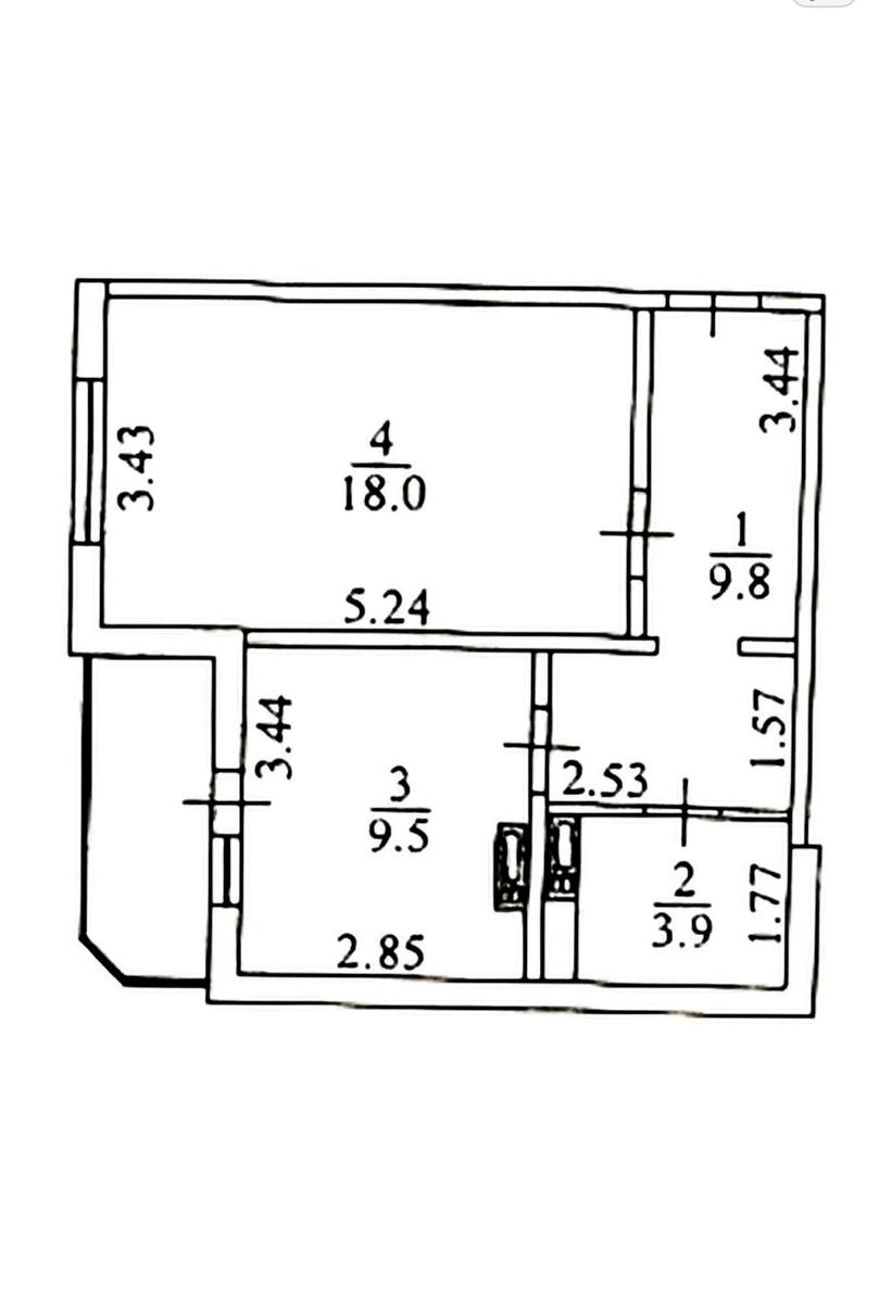 1-room apartment apartment by the address st. Motornyy per (area 42,5 m²) - Atlanta.ua - photo 15