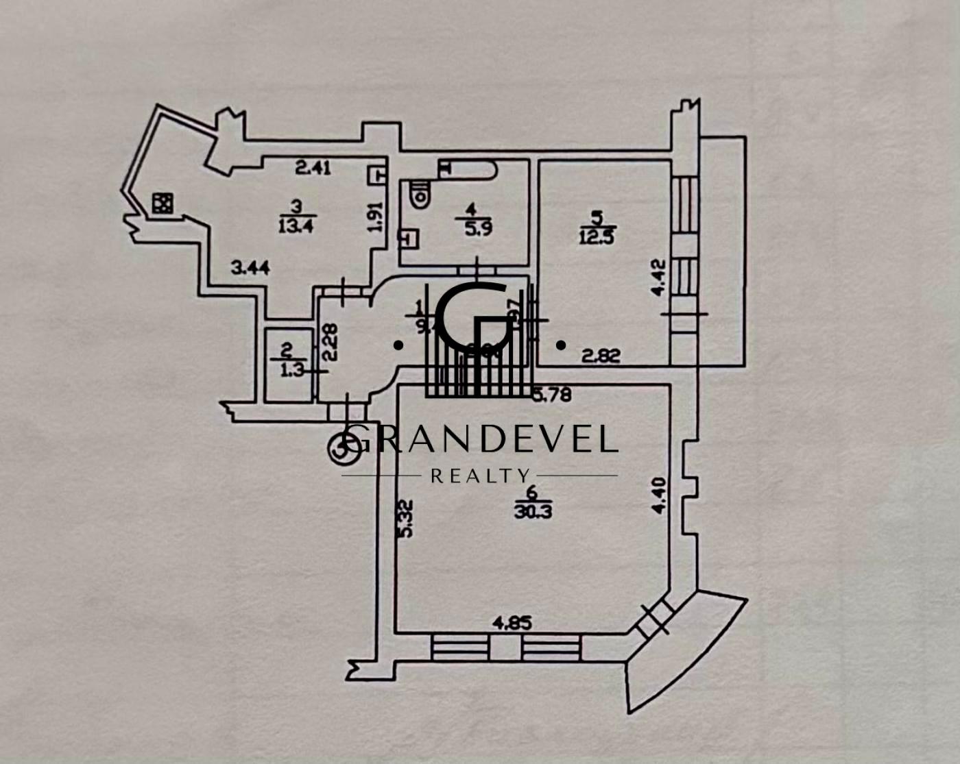 2-кімнатна квартира за адресою вул. Ярославська (площа 75 м²) - Atlanta.ua - фото 2