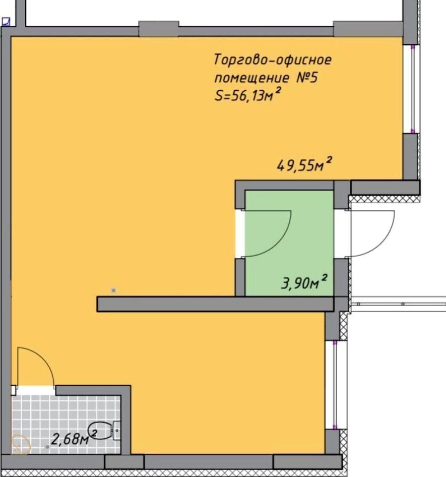 Комерційна нерухомість за адресою вул. Воробйова ак. (площа 56 м²) - Atlanta.ua - фото 3