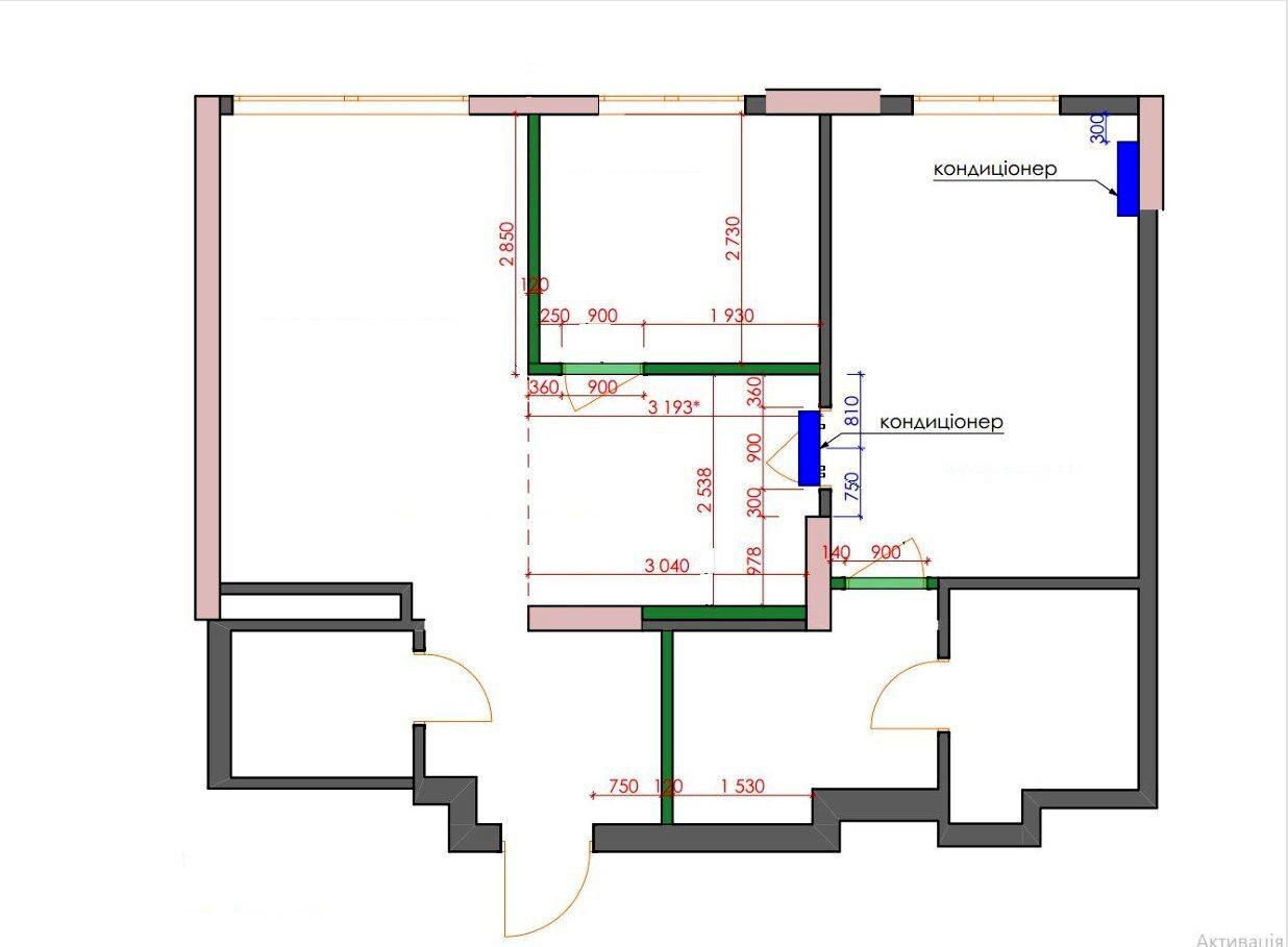 2-кімнатна квартира за адресою вул. Воскресенська (площа 69,8 м²) - Atlanta.ua - фото 19
