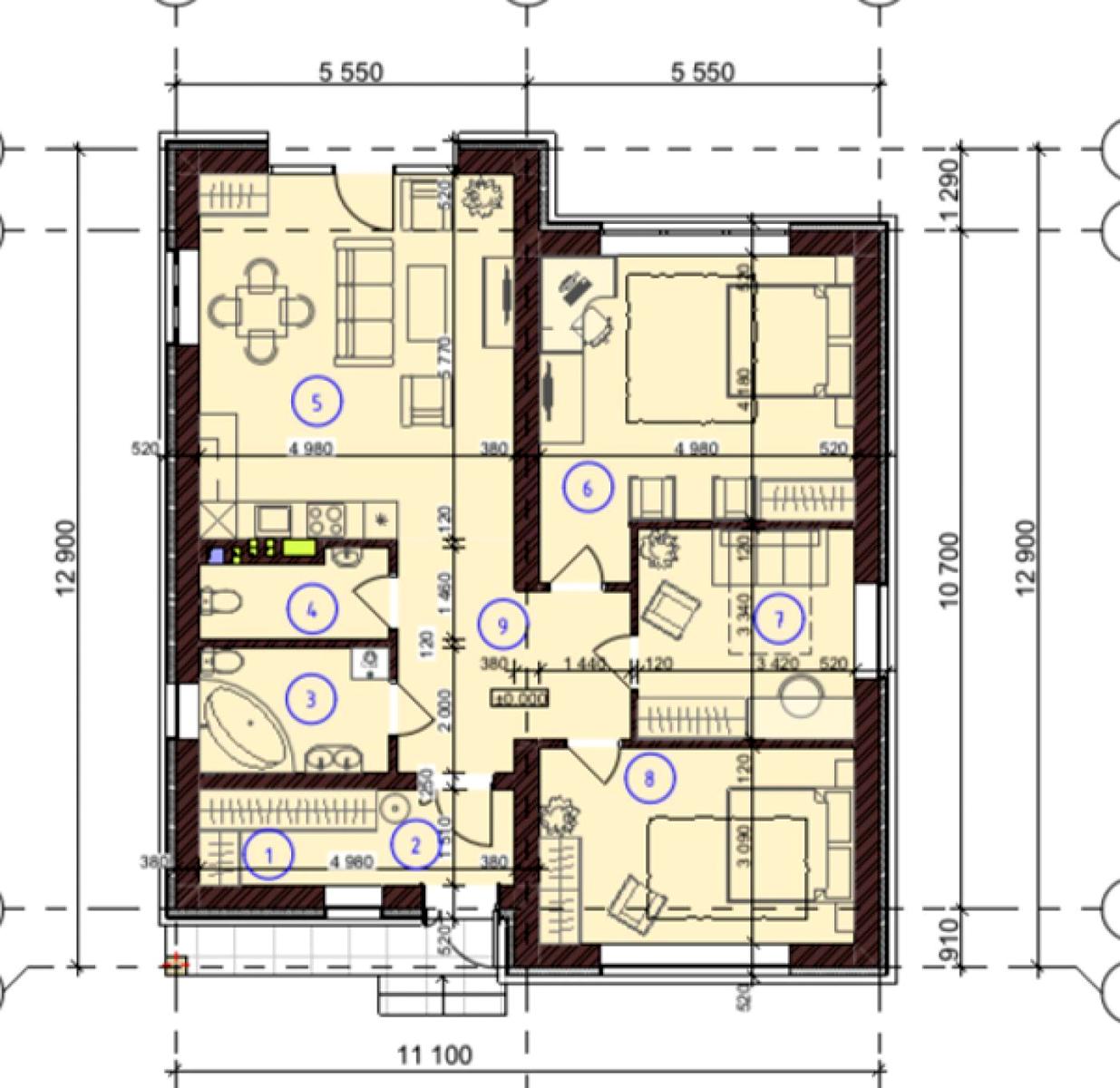 Дом по адресу ул. Семьи Красовских (площадь 120 м²) - Atlanta.ua - фото 5