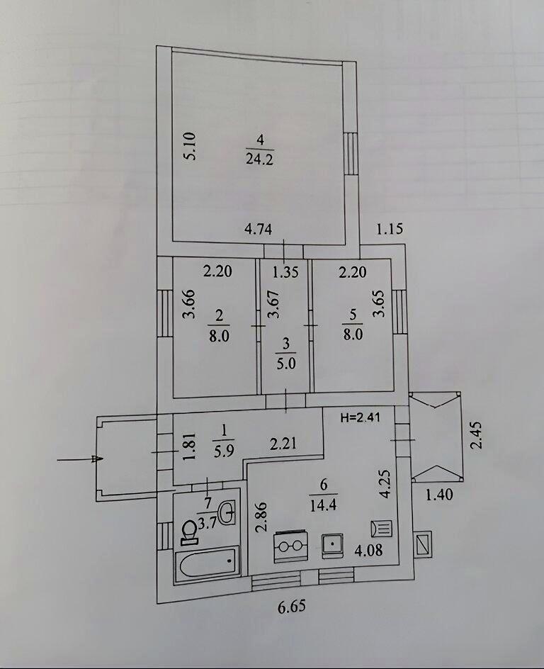 House by the address st. Bogolyubova (area 70 m²) - Atlanta.ua - photo 2