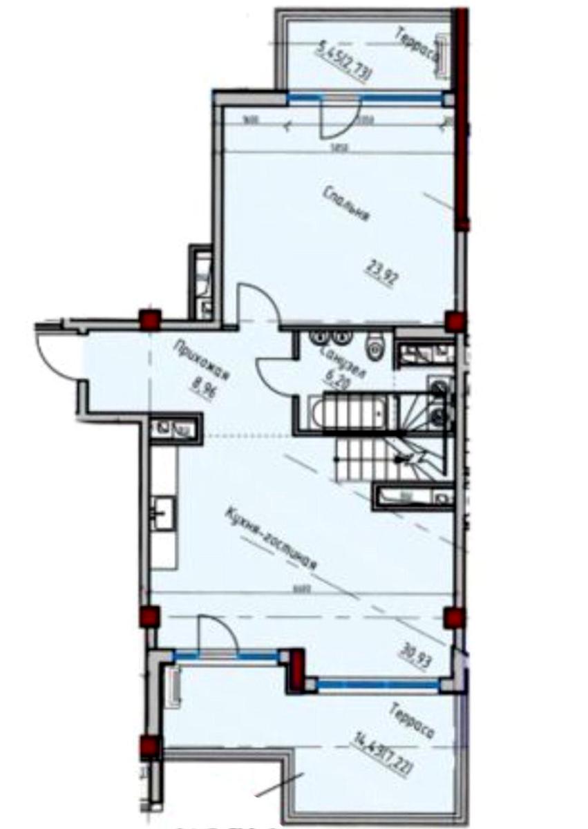 Багатокімнатна квартира за адресою Валихівський пров. (площа 224 м²) - Atlanta.ua - фото 28