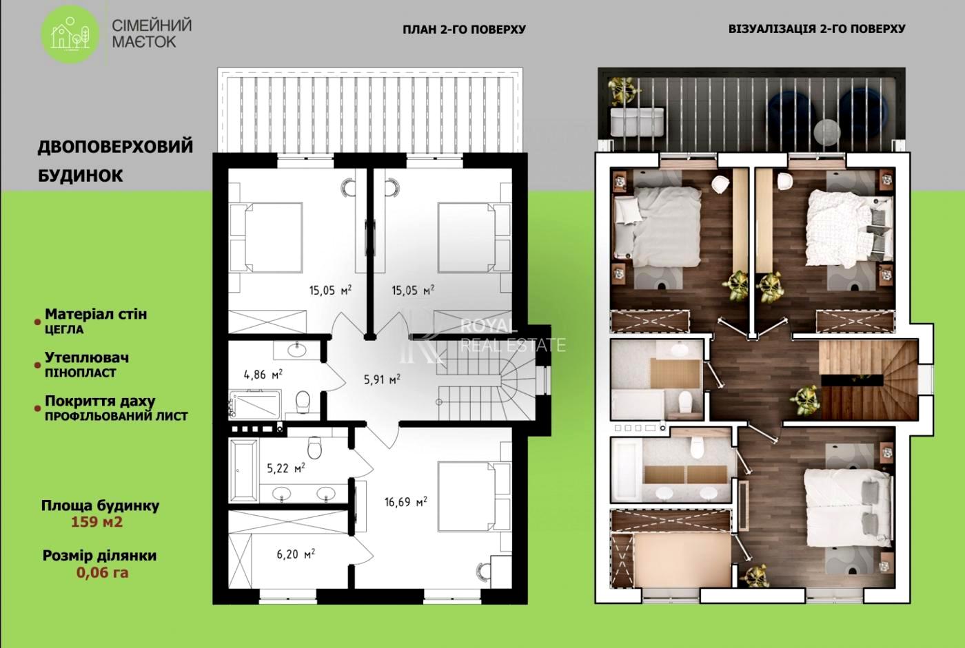 Дом по адресу ул. Луговая (площадь 159 м²) - Atlanta.ua - фото 2