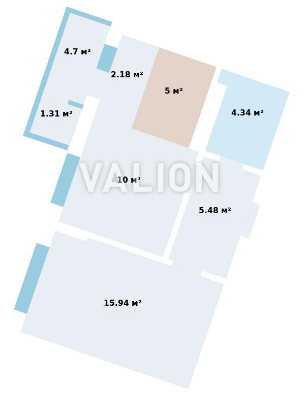 1-кімнатна квартира за адресою вул. Сорюси (площа 44,7 м²) - Atlanta.ua - фото 4