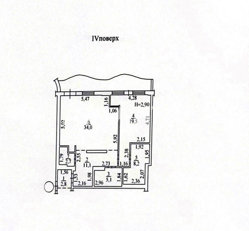 2-комнатная квартира по адресу ул. Гаршина (площадь 88 м²) - Atlanta.ua - фото 4