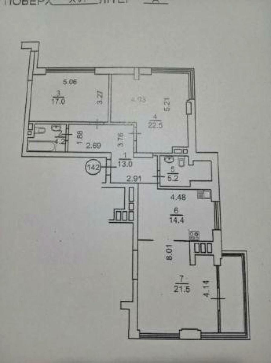 3-кімнатна квартира за адресою вул. Предславинська (площа 102,2 м²) - Atlanta.ua - фото 30