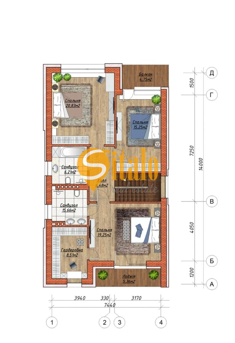 House by the address (area 177 m²) - Atlanta.ua - photo 3