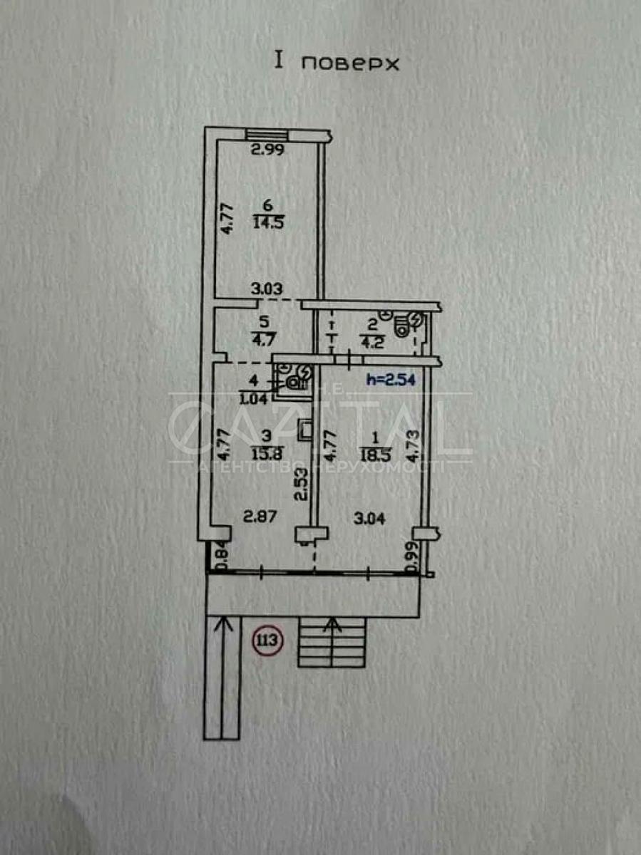 Комерційна нерухомість за адресою вул. Гродненська (площа 60 м²) - Atlanta.ua - фото 5