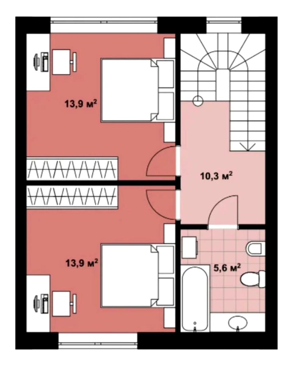 Дом по адресу (площадь 87,3 м²) - Atlanta.ua - фото 4