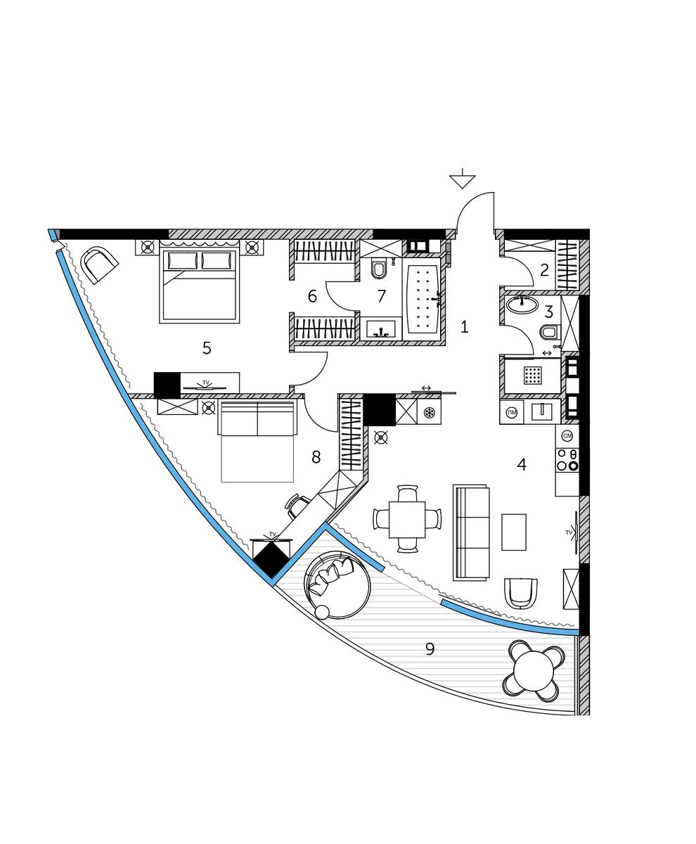 2-кімнатна квартира за адресою вул. Іоанна Павла II (площа 94 м²) - Atlanta.ua - фото 16