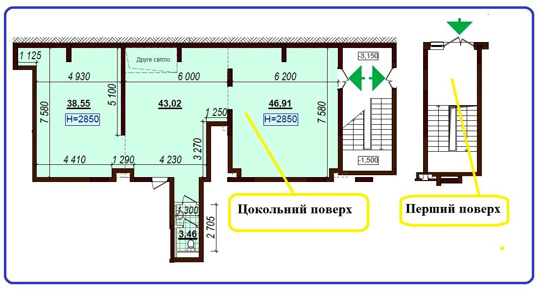 Комерційна нерухомість за адресою вул. Олександра Олеся (площа 131,9 м²) - Atlanta.ua - фото 20