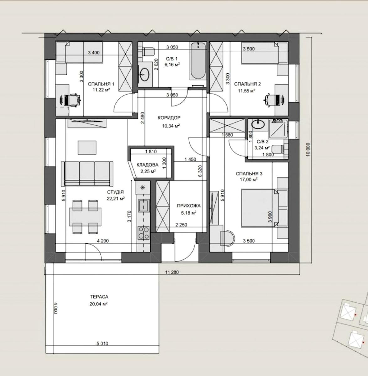 House by the address st. Ostromirska (area 112,9 m²) - Atlanta.ua - photo 3