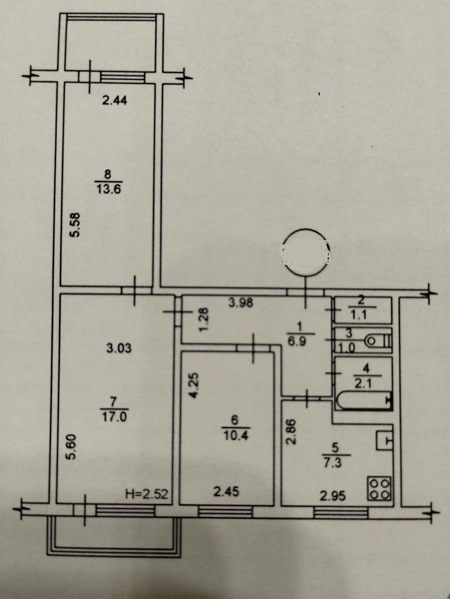 3-rooms apartment apartment by the address (area 65 m²) - Atlanta.ua - photo 16