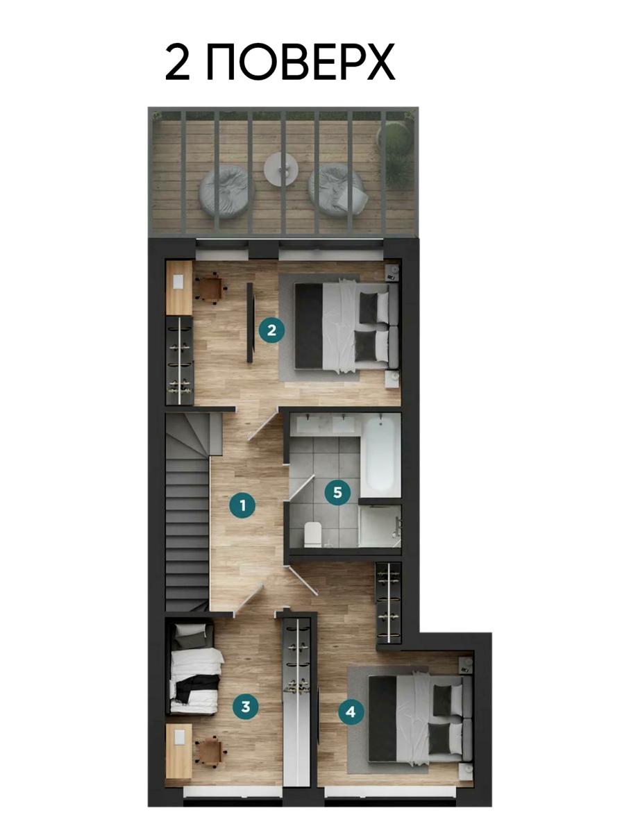 Дом по адресу (площадь 110 м²) - Atlanta.ua - фото 15