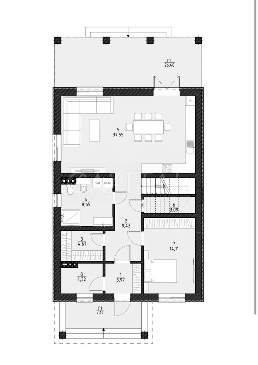 House by the address st. Sergeya Kolosa (area 220 m²) - Atlanta.ua - photo 6