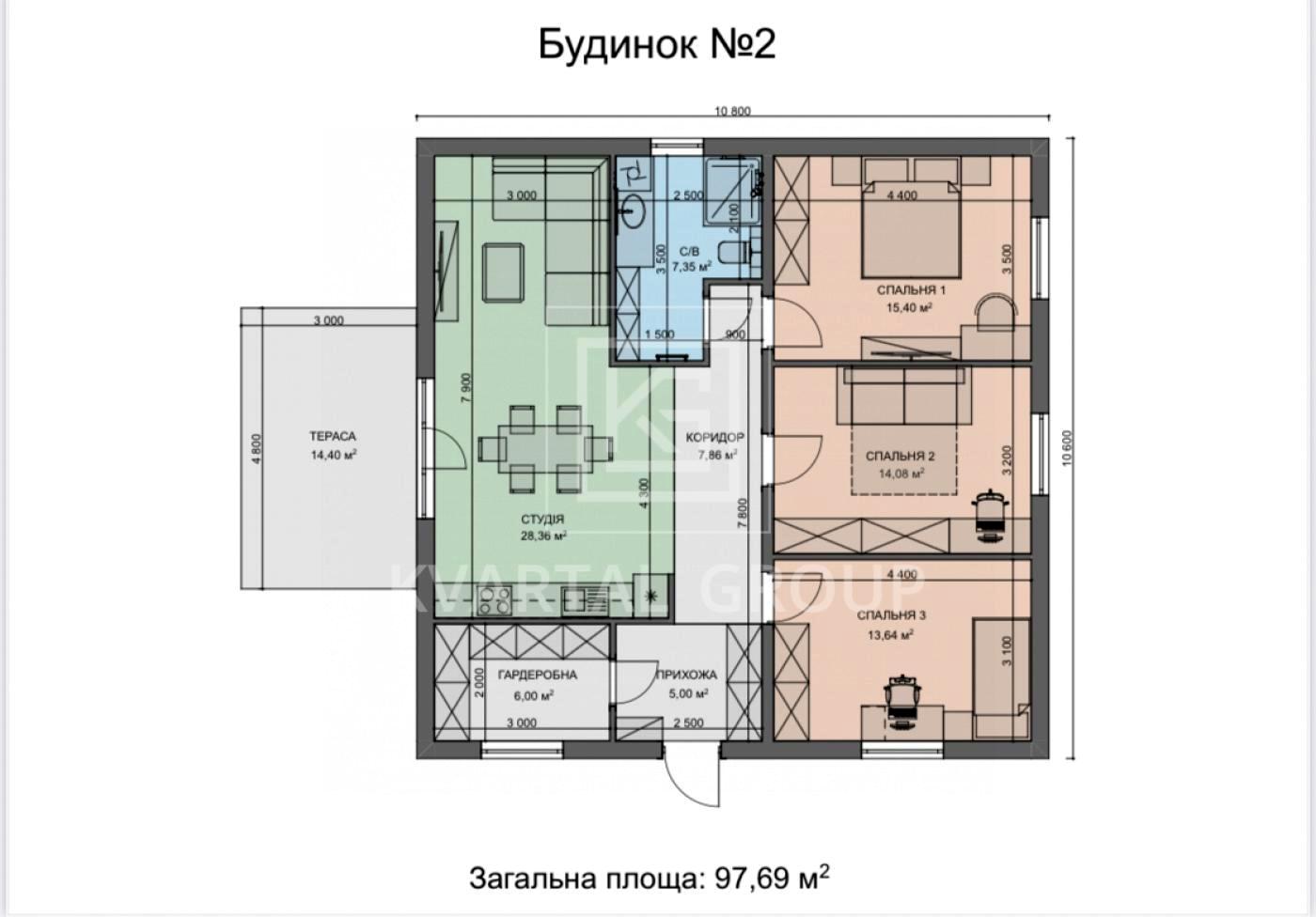 Будинок за адресою (площа 97 м²) - Atlanta.ua - фото 19