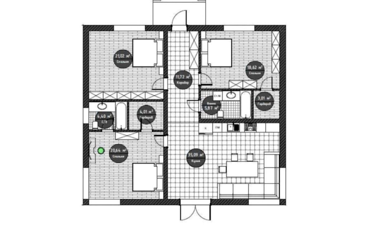 House by the address st. Kievo Mirotskaya (area 130 m²) - Atlanta.ua - photo 12