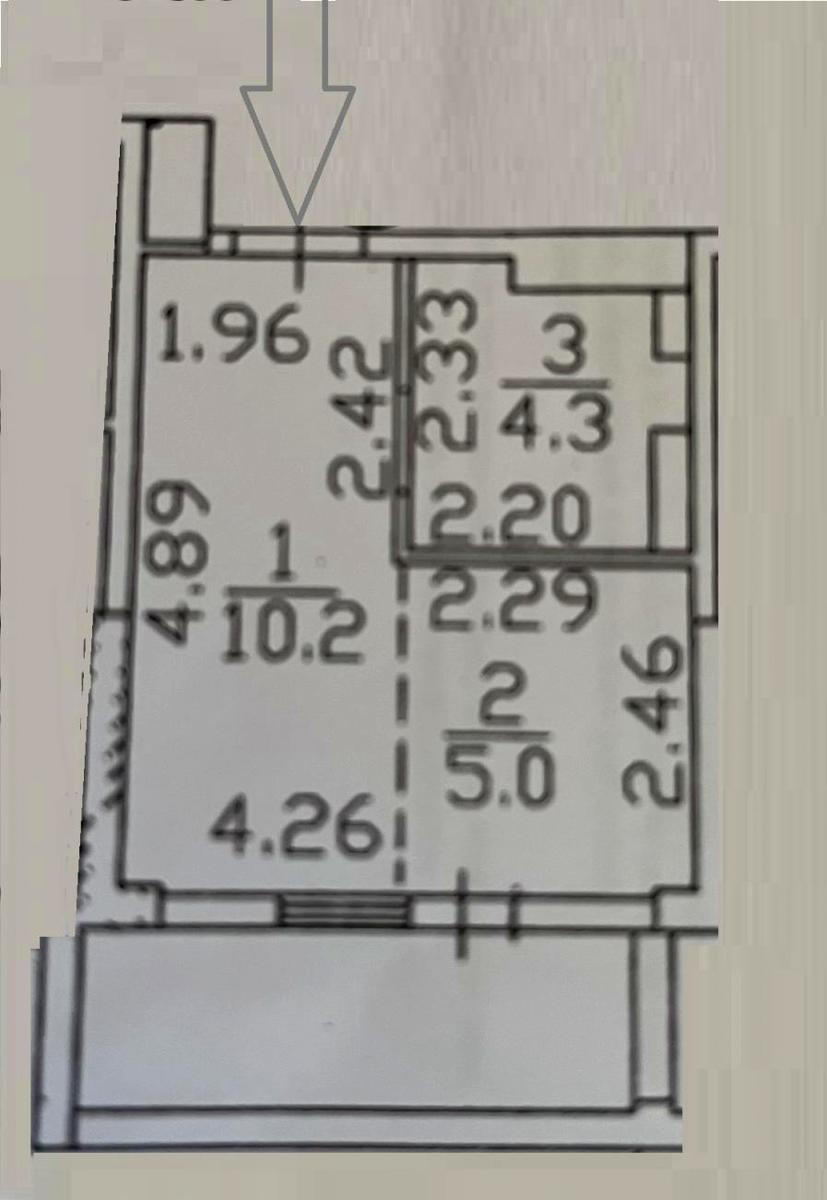 1-комнатная квартира по адресу Свободы пр. (площадь 22 м²) - Atlanta.ua - фото 2
