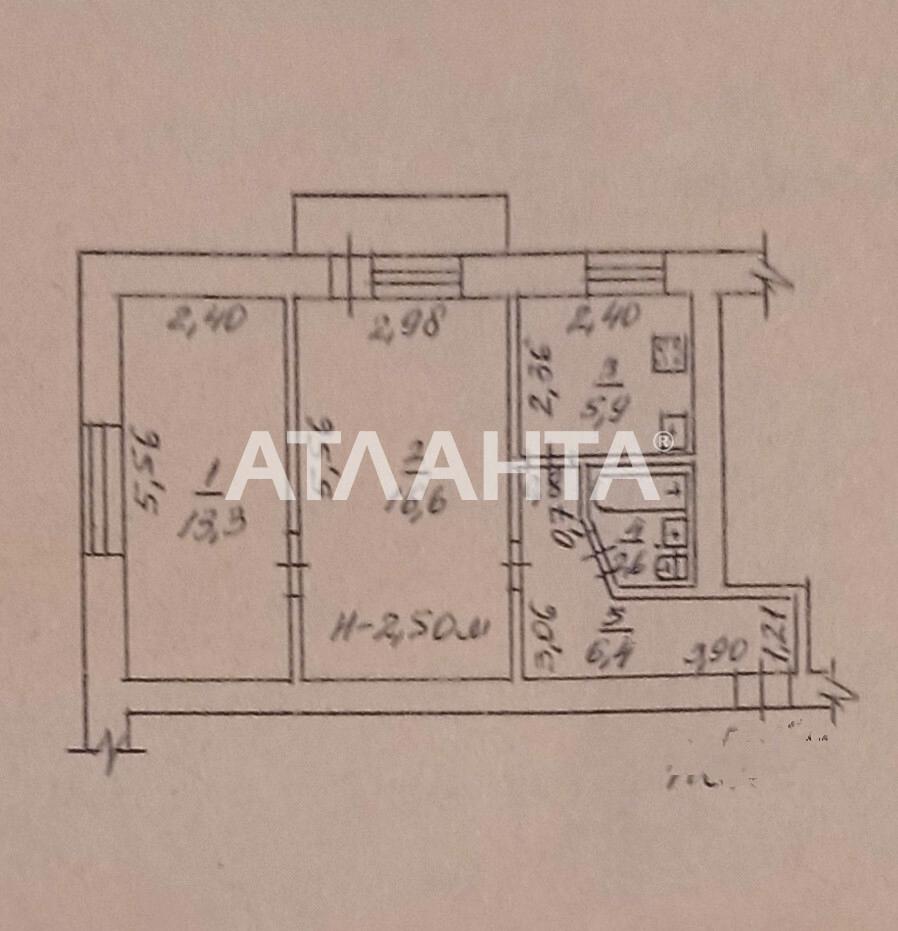 2-комнатная квартира по адресу ул. Пионерская (площадь 45,5 м²) - Atlanta.ua - фото 5