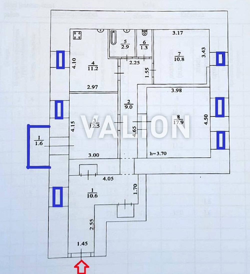 3-кімнатна квартира за адресою Михайлівський пров. (площа 78 м²) - Atlanta.ua - фото 26