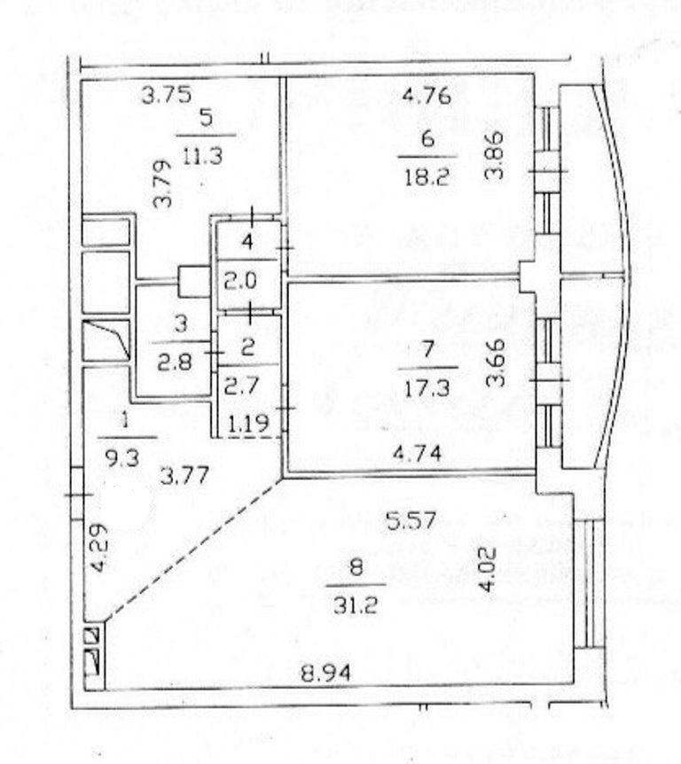 3-rooms apartment apartment by the address (area 98,6 m²) - Atlanta.ua - photo 12