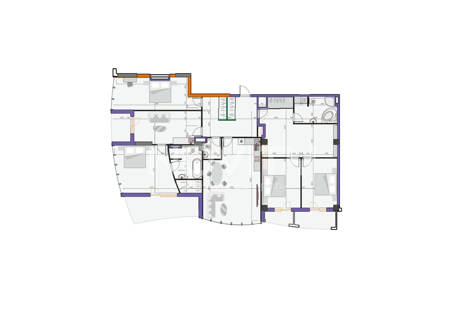 4+-rooms apartment apartment by the address st. Vannyy per (area 220 m²) - Atlanta.ua - photo 23