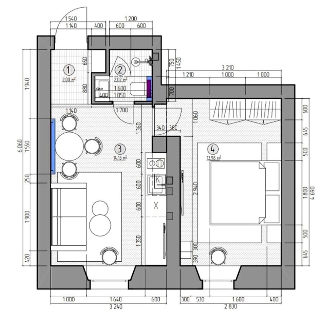 1-кімнатна квартира за адресою вул. Братів Рогатинців (площа 33 м²) - Atlanta.ua - фото 17